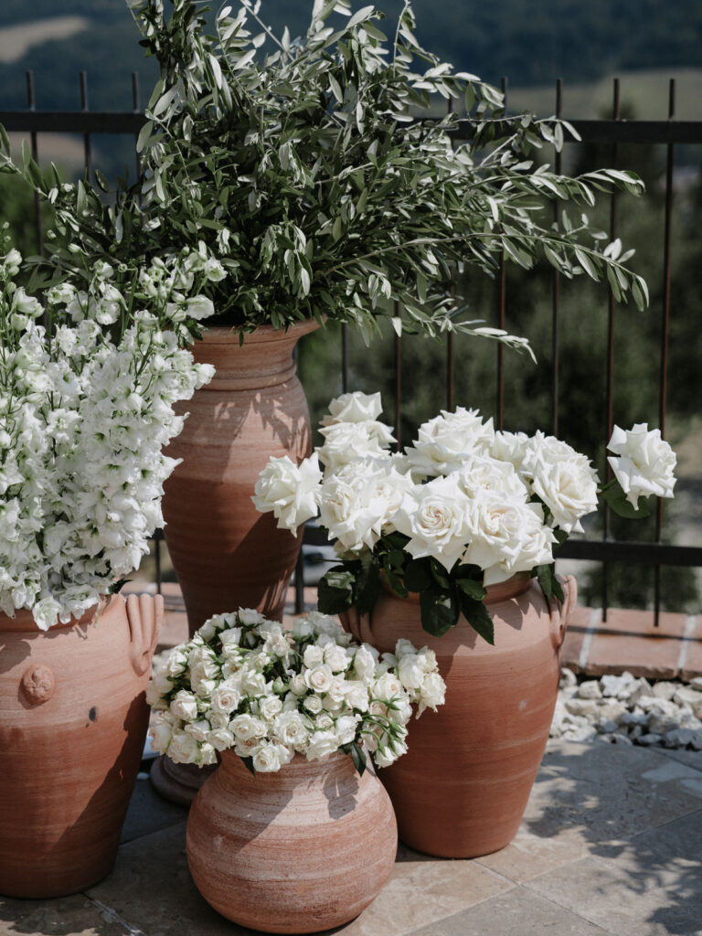 Floristik einer Hochzeit