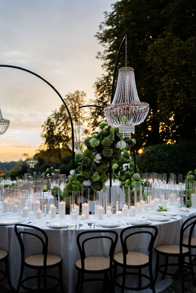 Hochzeitslocation einer luxus-hochzeit
